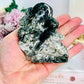 Moss Agate Fairy Carving 10cm