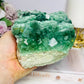 High Grade Green Cubed Fluorite Specimen 12cm 1.15KG