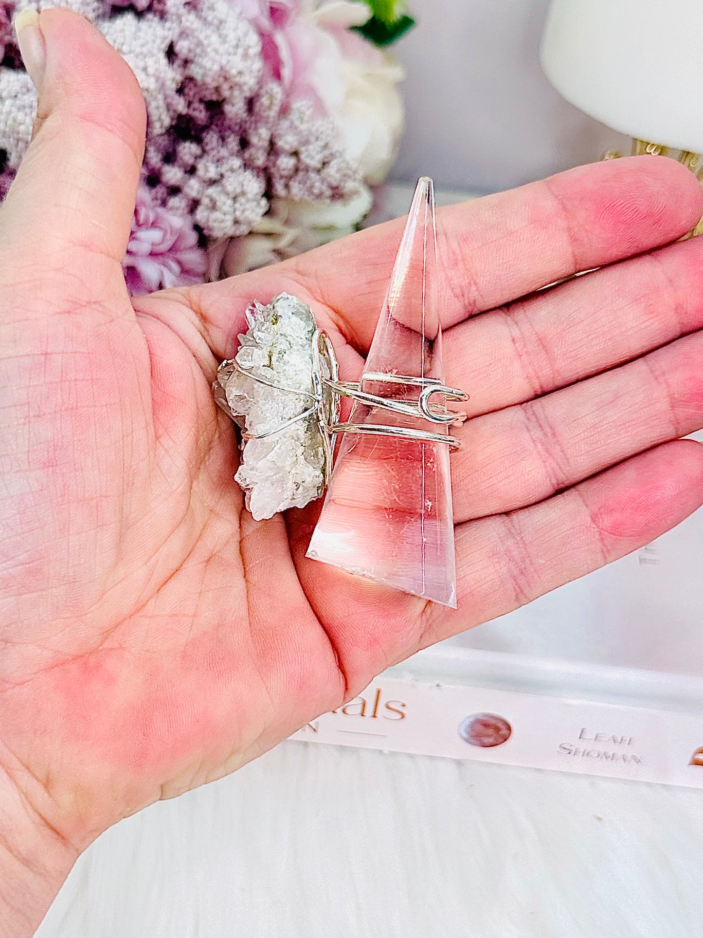 She’s A Stunner! Chunky Large Natural Clear Quartz Adjustable Silver Ring From Brazil In Gift Bag