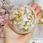 Large Rare Amethyst X Flower Agate Sphere On Stand 710g