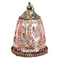 Glass Lantern Led Pink Punch 13cm