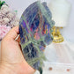 Large Labradorite Butterfly Wings With Purple Flash 21cm Tall