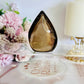 Stunning Smokey Quartz Carved Puffy Flame | Freeform