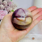 Large Mookaite Jasper Sphere on Stand 347g