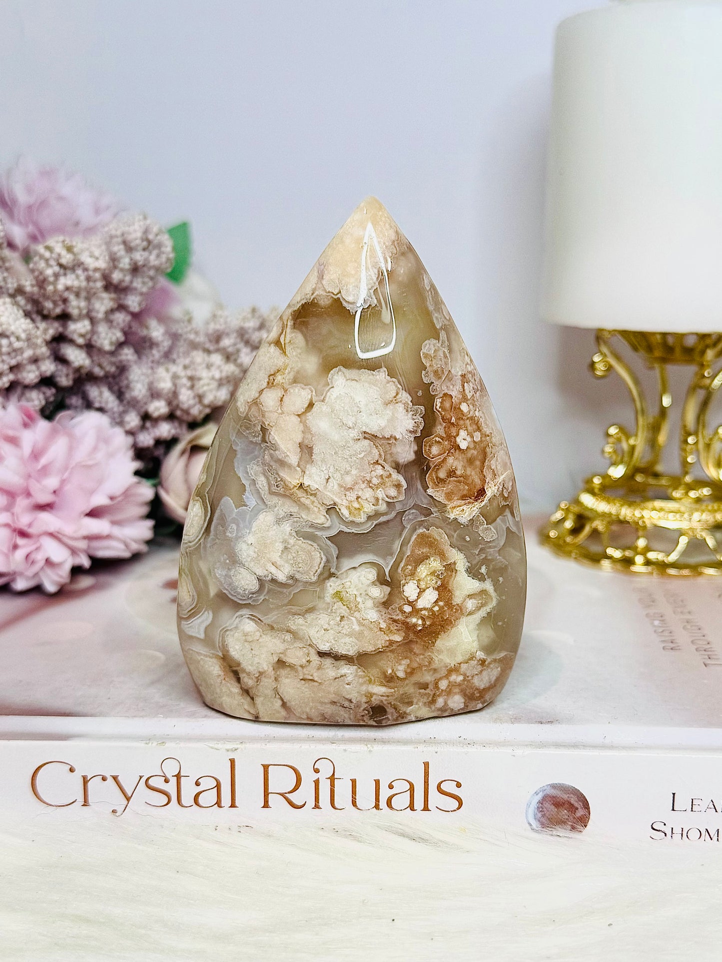 Flower Agate Flame | Freeform 10cm