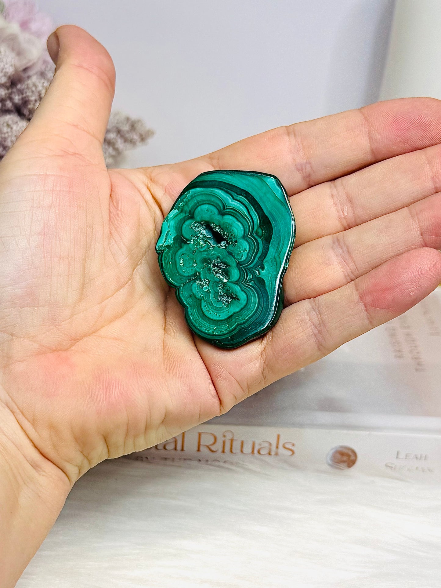 Natural Malachite Specimen | Slab 5cm