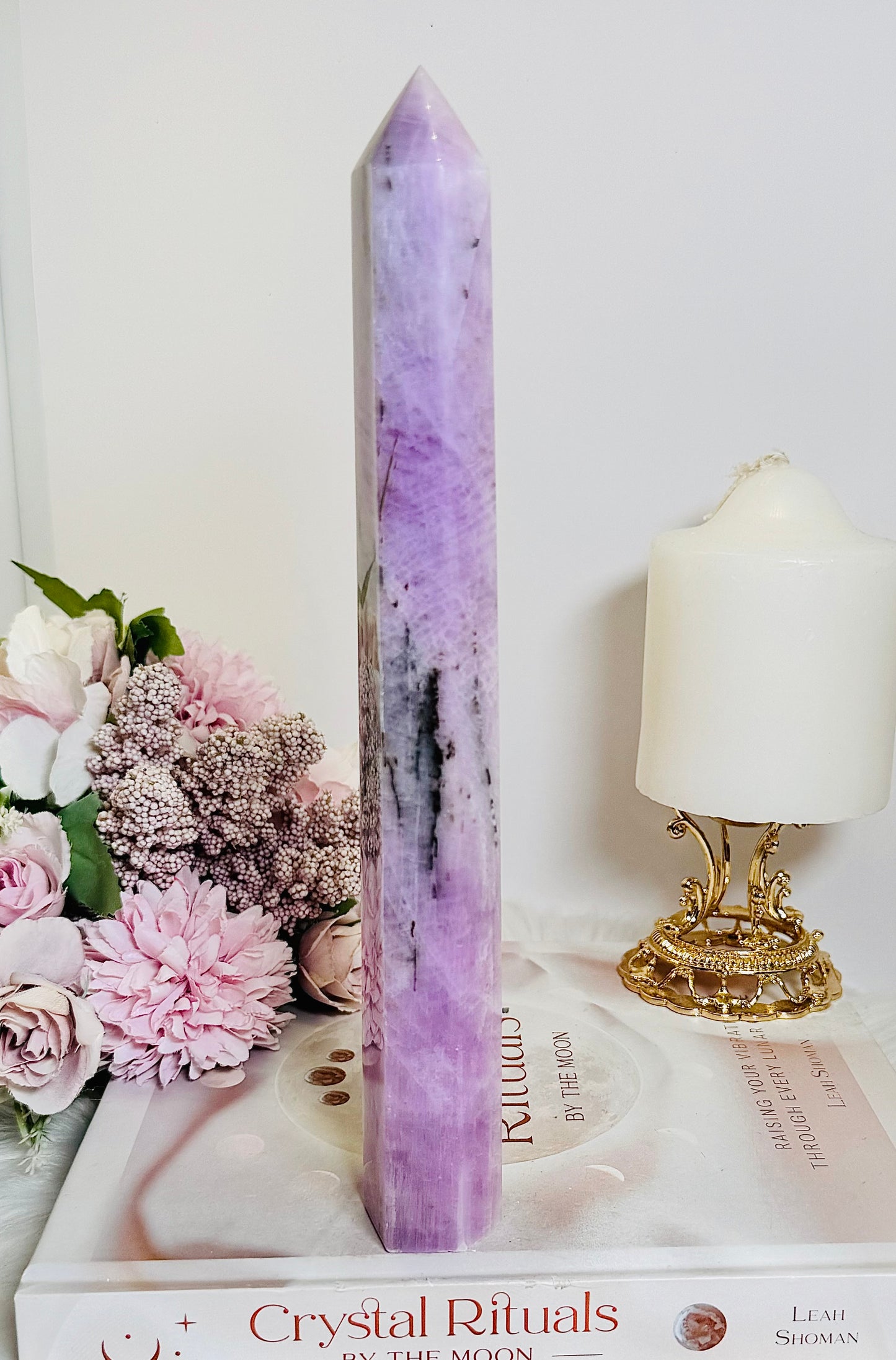 A Collectors Piece ~ Truly Divine Large 24cm Kunzite Tower