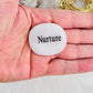 ‘NURTURE’ White Quartz Worry Stone