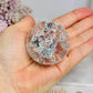Fire & Ice Crackle Quartz Sphere On Stand 145g