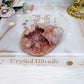 Druzy Pink Amethyst Tear Drop 8cm