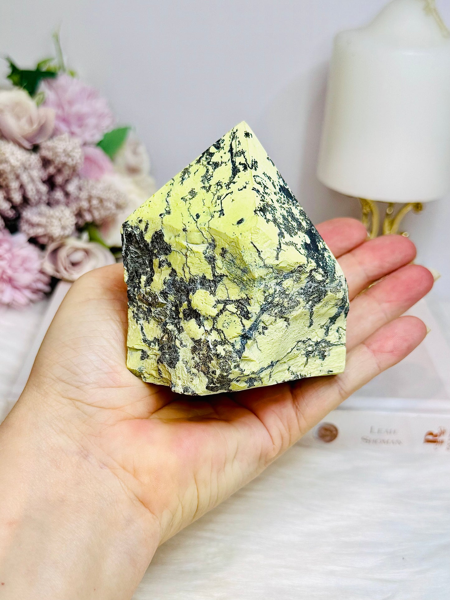Large Serpentine Polished Point Freeform 481g