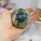Green Jade Sphere on Stand 334g