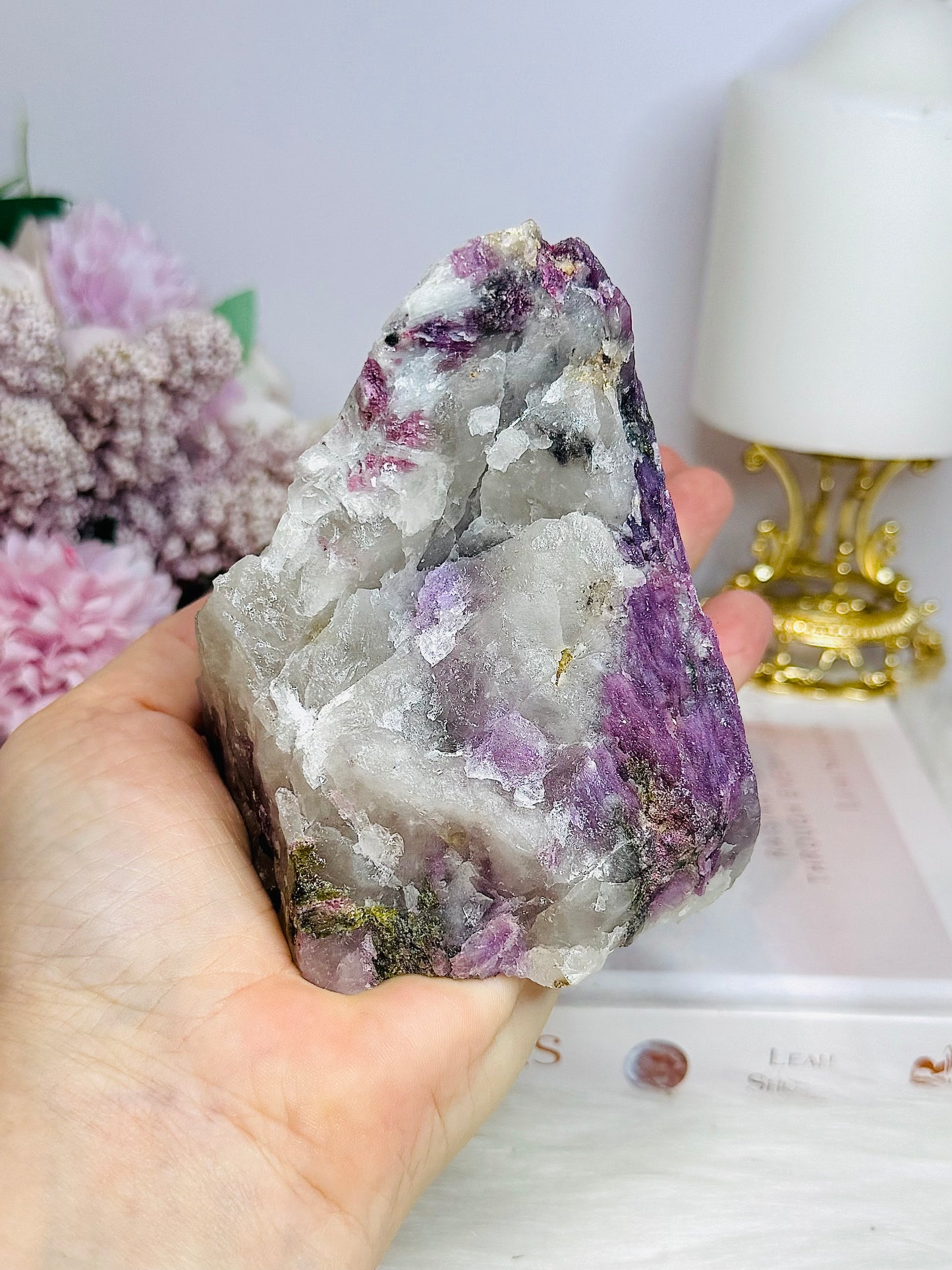 Large Natural Tourmaline Freeform Specimen 553g
