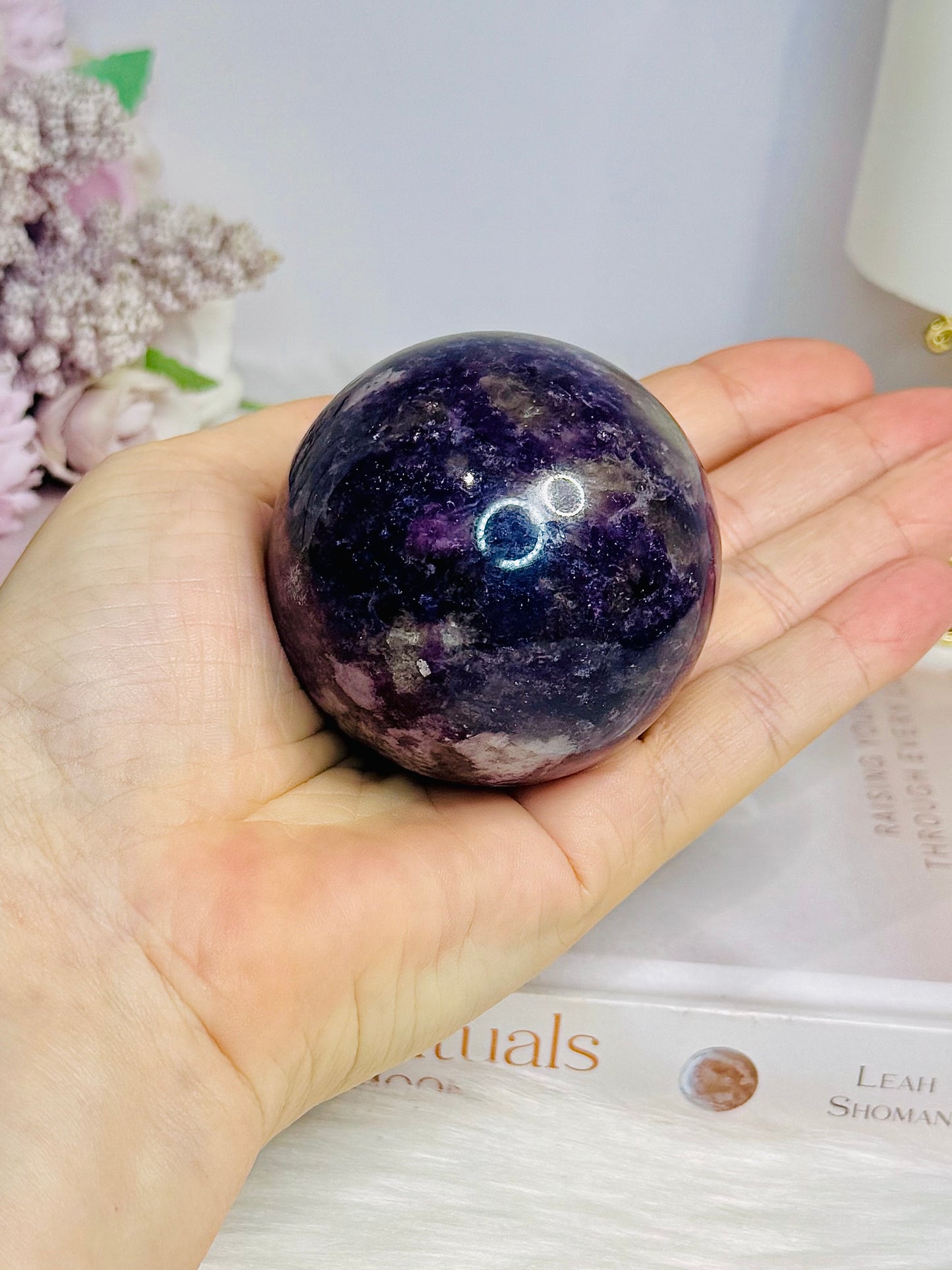 Pegmatite | Unicorn Stone Sphere on Stand 282g