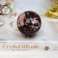 Red Jasper Sphere on Stand 264g