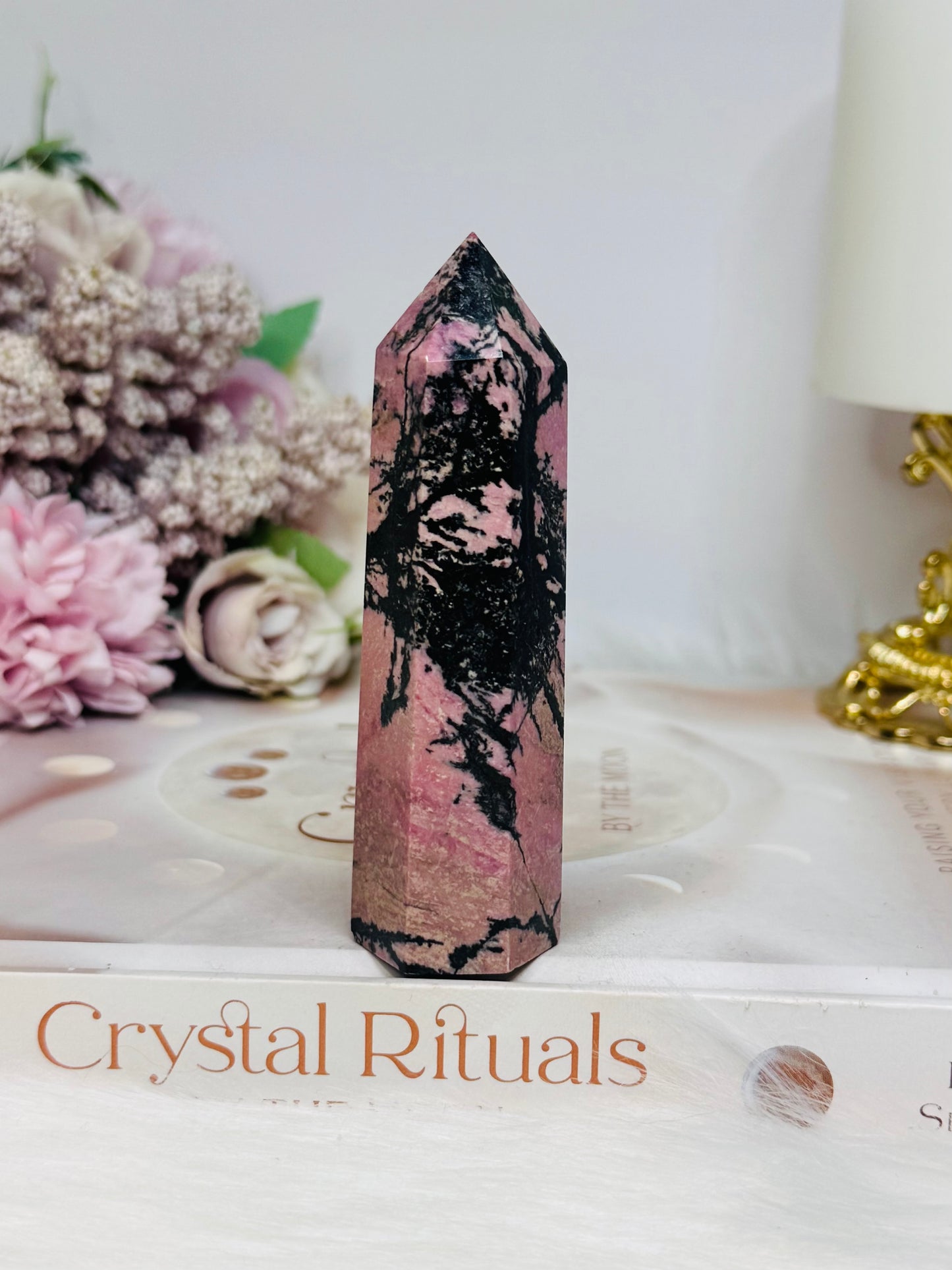Rhodonite Chunky Tower 9.5cm