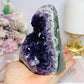 High Grade Deep Purple Amethyst Base Cut Cluster 11cm 632g