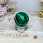 Natural Malachite From Congo Sphere on Stand 147g
