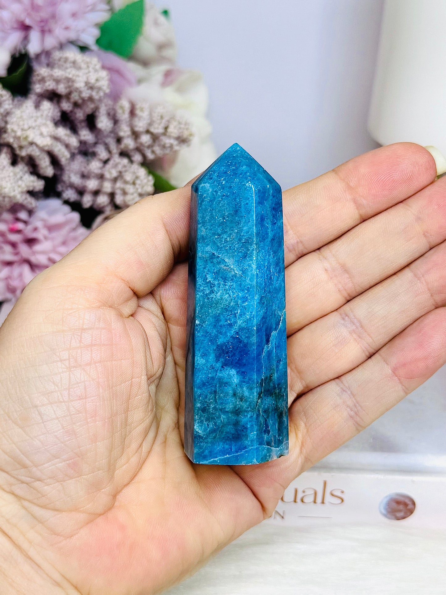 Blue Apatite Tower 8cm