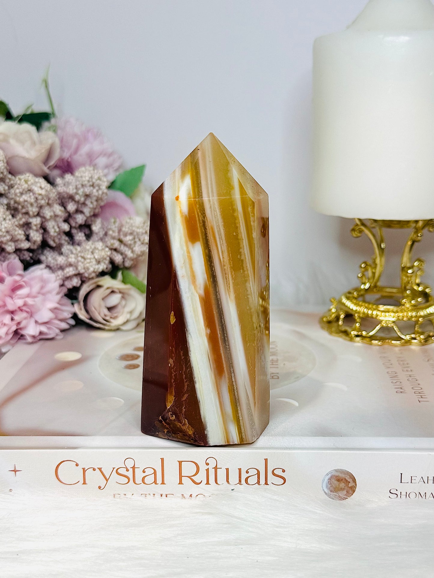 Carnelian Chunky Tower 11cm