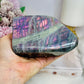 Natural Large Pink & Purple Flash Labradorite Freeform 11cm 610g