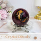 High Grade Mookaite Jasper Sphere On Stand 250g