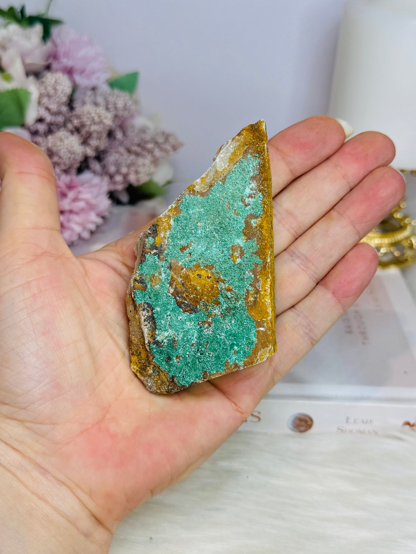 Natural Malachite Freeform 8.5cm