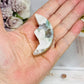 Green Flower Agate Moon 5.5cm