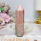 Pink Opal Tower 9cm