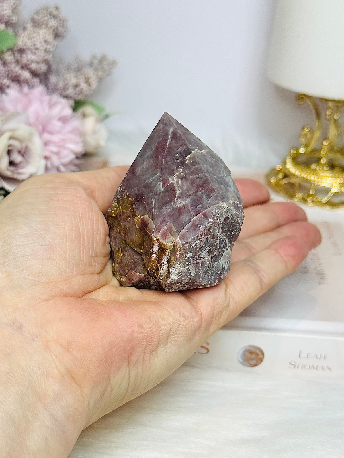 Lepidolite Polished Top 173g