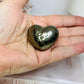 Small Pyrite Puffy Heart on Stand 88g