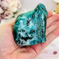 Helps Heal Heartache ~ Stunning Large Malachite |Chrysocolla Polished Natural Freeform 415grams