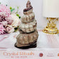 Unique Jasper Shell Carving 13cm 440grams