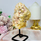 Natural Pink Amethyst Freeform Specimen On Stand 16cm 651grams