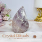Chevron Amethyst Freeform | Flame 8cm
