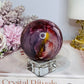 High Grade Mookaite Jasper Sphere on Stand 7cm