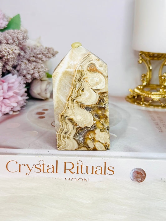 Calcite Chunky Tower 8cm