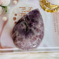 Large Druzy Amethyst Chunky Tear Drop | Flame 618g From Brazil
