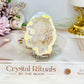 Angel Aura Moroccan Geode (stand is display only)