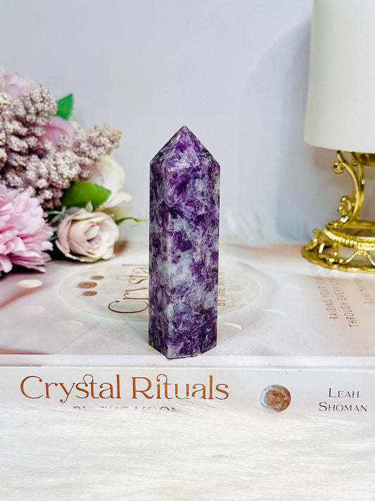 Purple Lepidolite Tower 8cm
