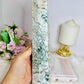 Huge Moss Agate in Quartz Druzy Tower 31cm 1.45KG