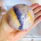 High Grade Rare Incredible Large Natural Tiffany Stone Carved Sphere On Stand 8cm 678grams