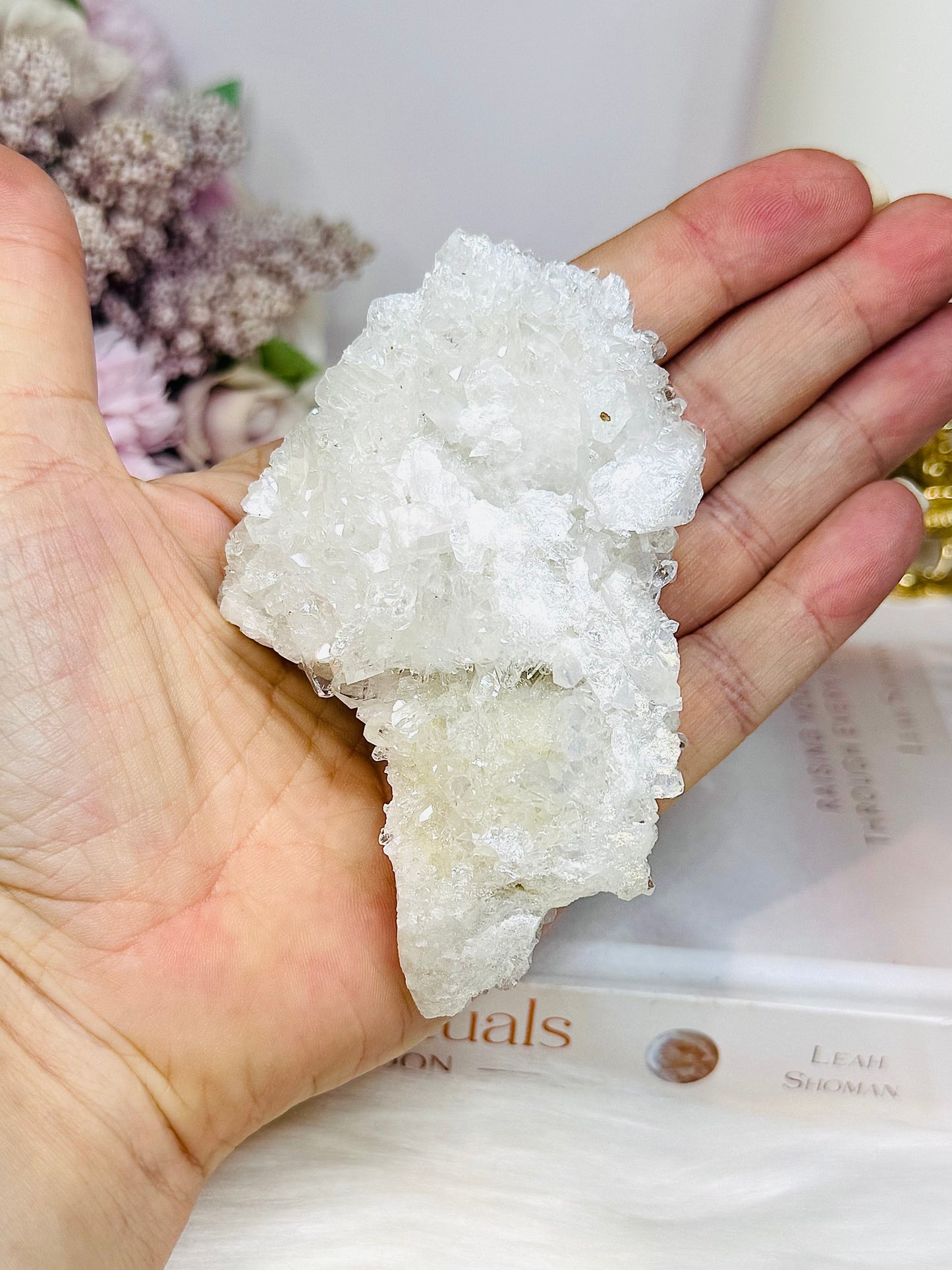Angel Aura Quartz Cluster 9cm