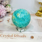 Chrysocolla Sphere On Stand 192g