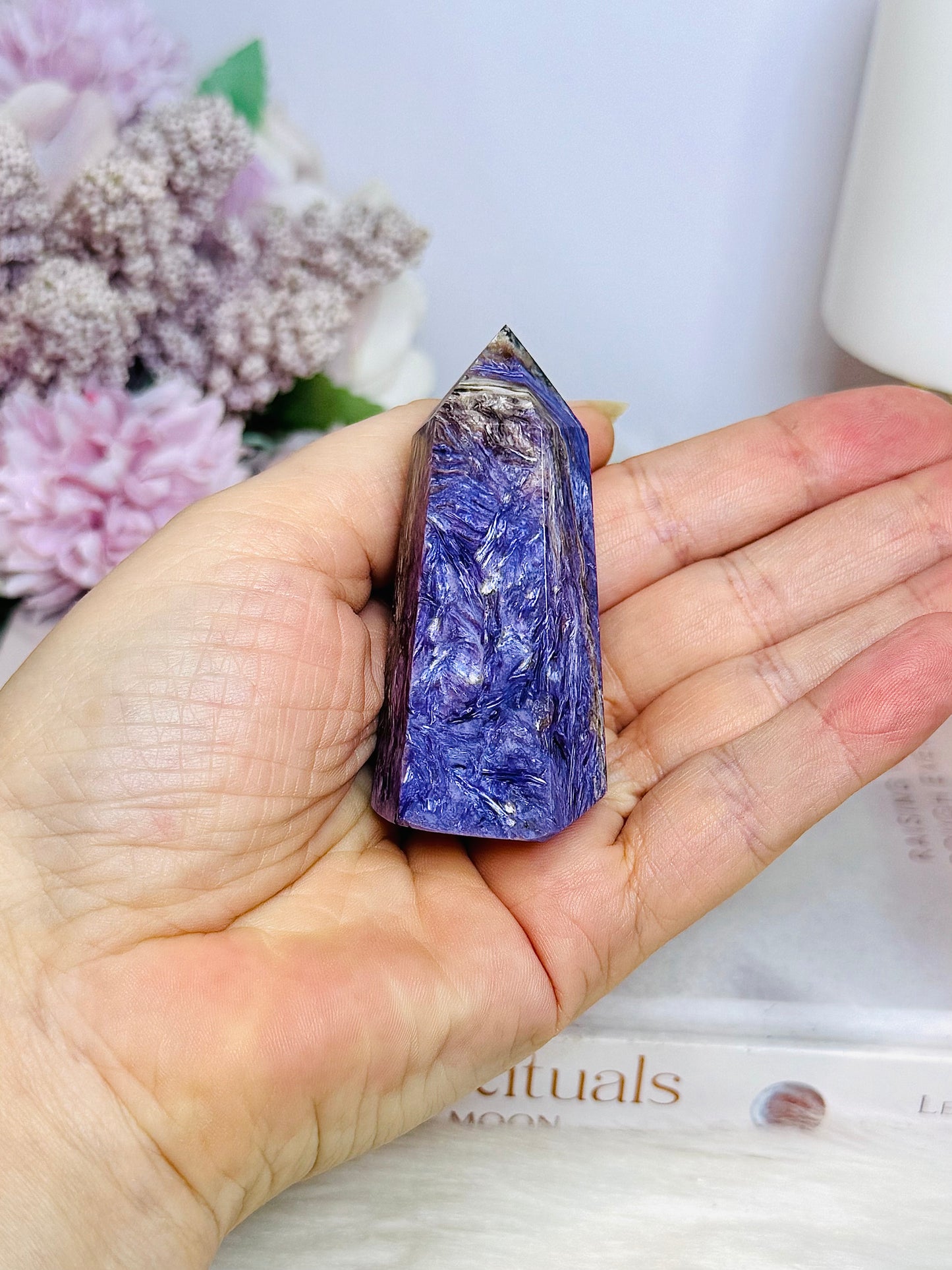 AAA Grade Charoite Tower 7cm