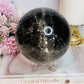 Supports Depression & Anxiety ~ Huge Smokey Quartz Sphere On Stand 1.64KG