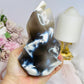 Large Orca Agate Druzy Flame 14cm 572g