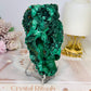 Natural Malachite Freeform 514g On Stand