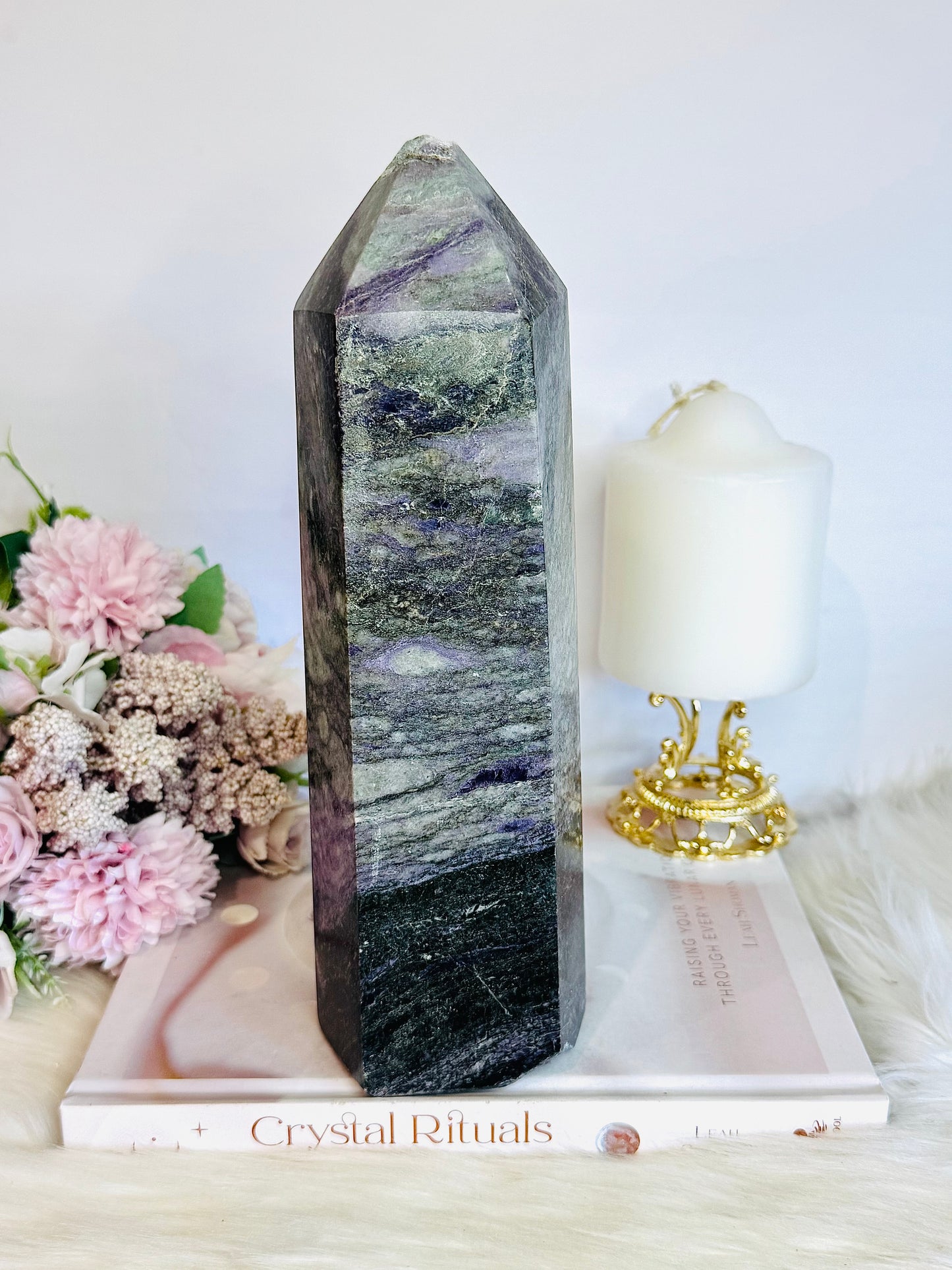 Huge Charoite Tower 2.35KG  - Damaged in Transit - RRP $780 DISCOUNTED $250 x
