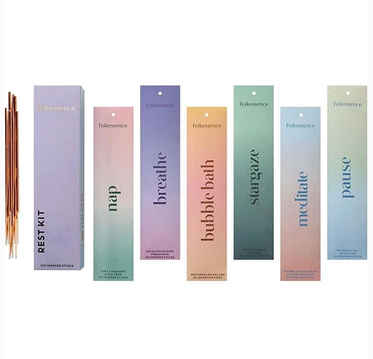 Rest Kit Gift Pack ~ 120 Incense Sticks